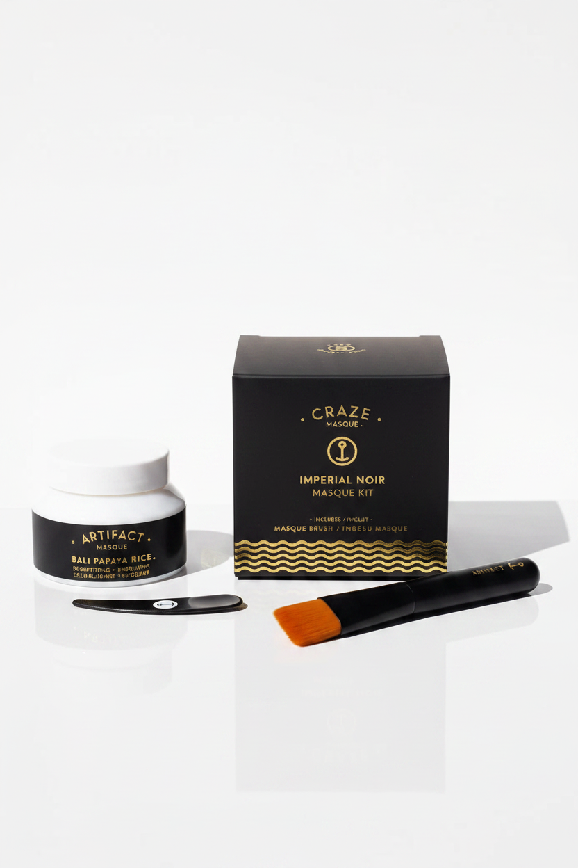 CRAZE Imperial Noir Masque Kit - Full Kit Flat Lay