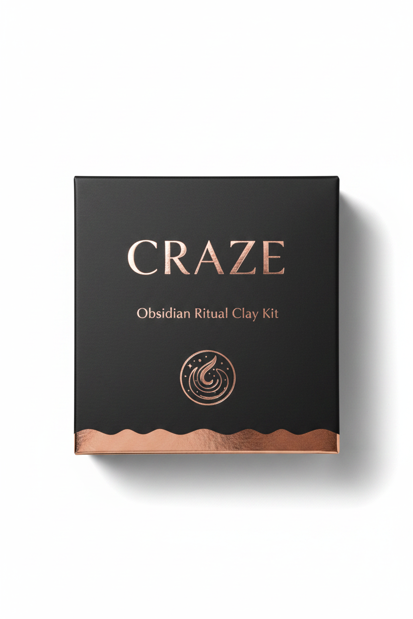 CRAZE Obsidian Ritual Clay Kit square box packaging front view