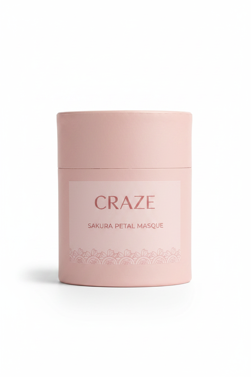 CRAZE Sakura Petal Masque - Packaging Cutout Front View