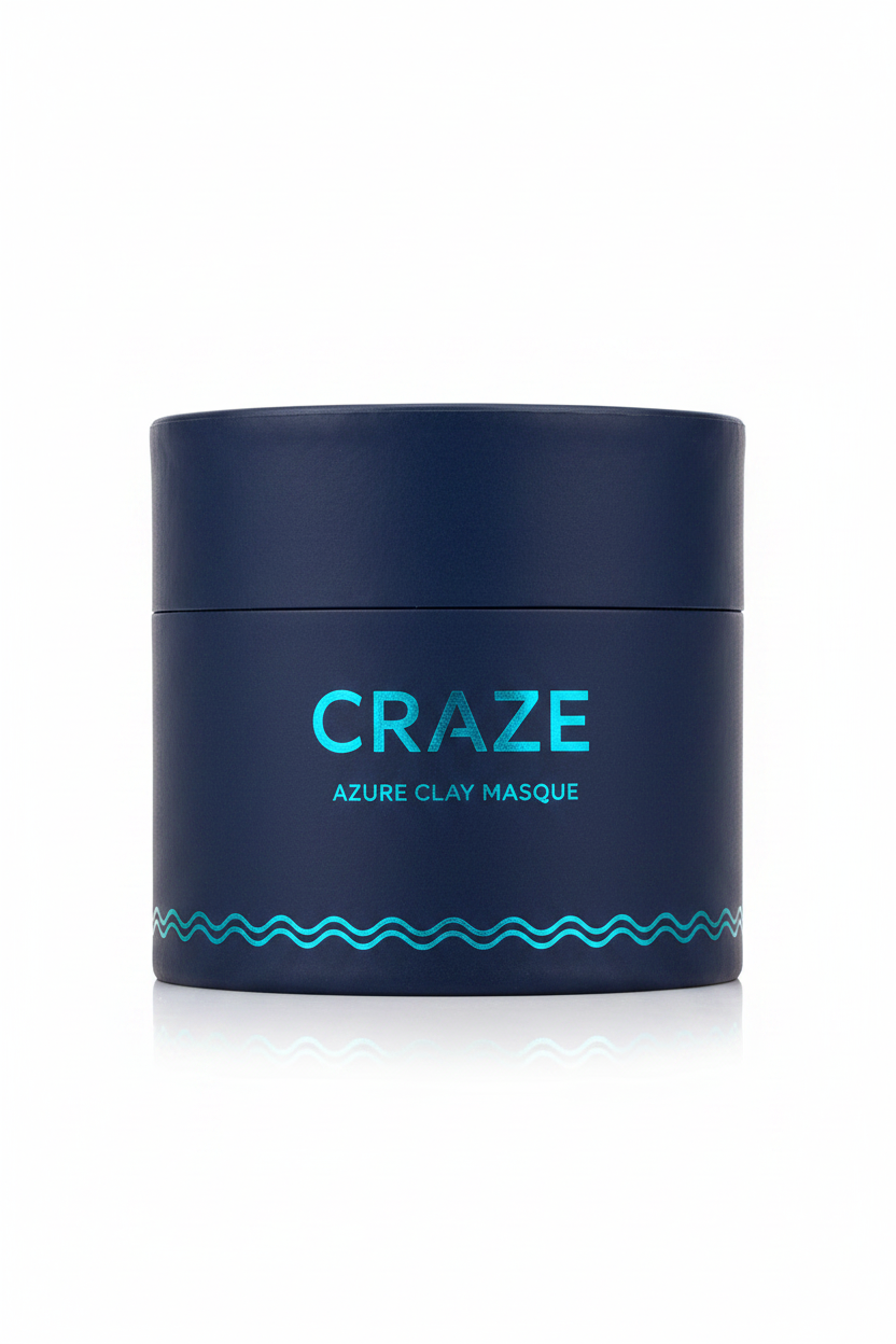CRAZE Azure Clay Masque - Packaging Cutout Front View