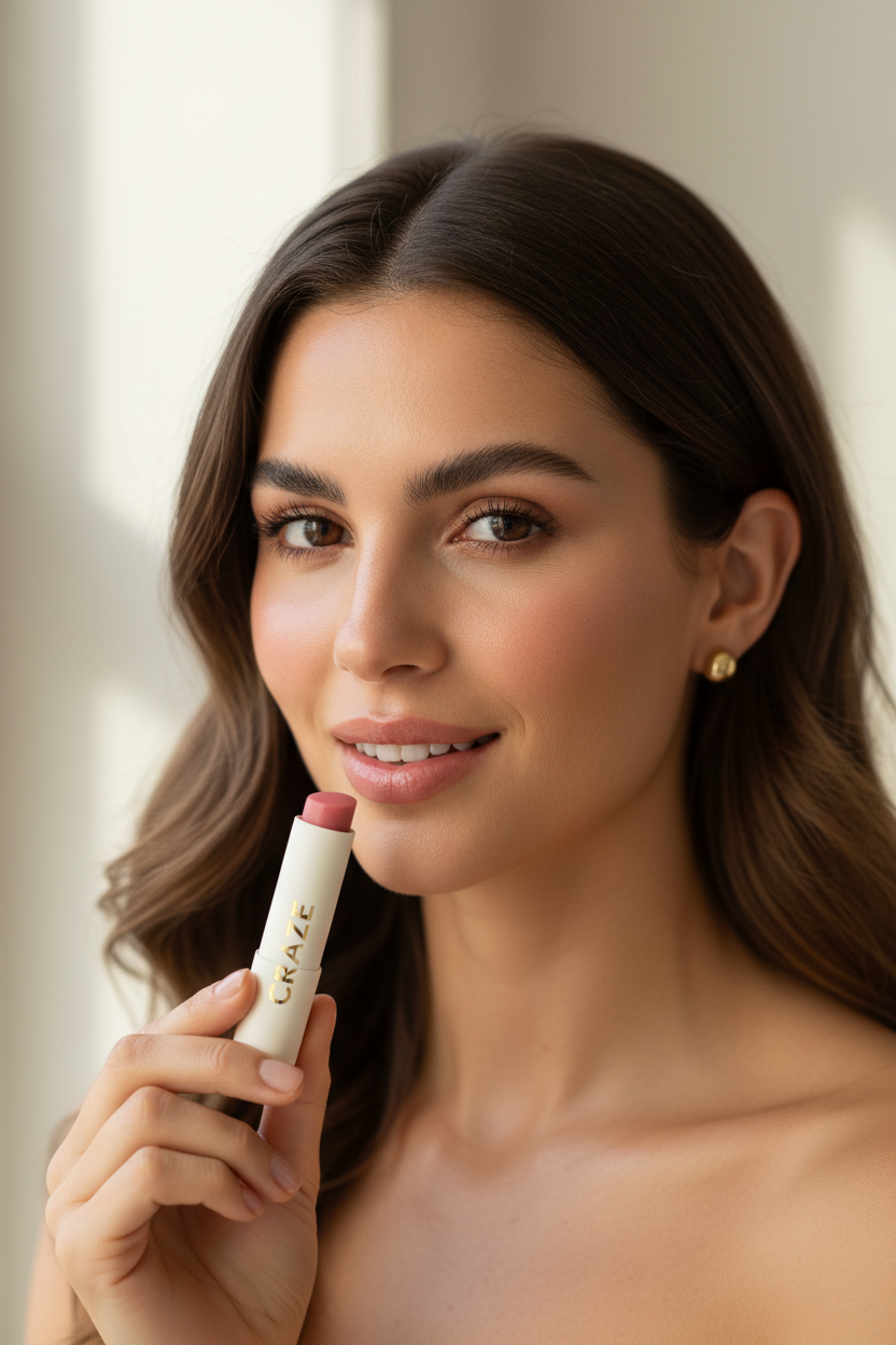 CRAZE Lip Balm Lifestyle Portrait
