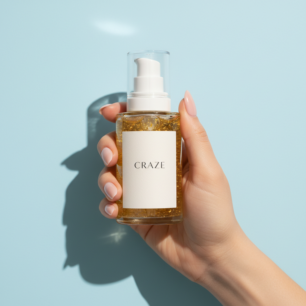 Hand Holding CRAZE Serum